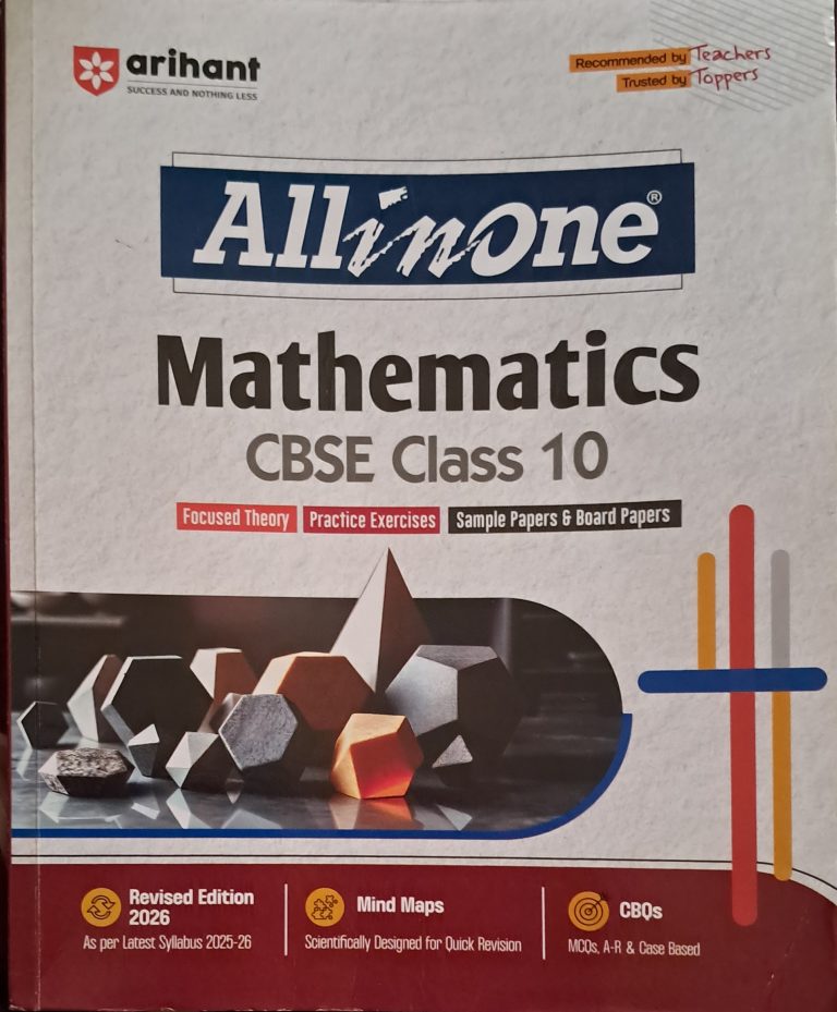 All In One Mathematics CBSE Class 10th