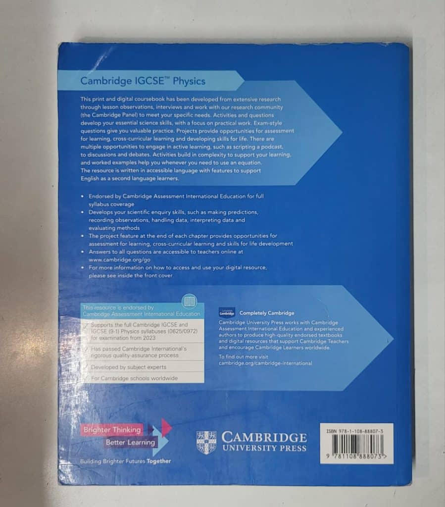Cambridge IGCSE Physics Coursebook for Grade 10 photo 3