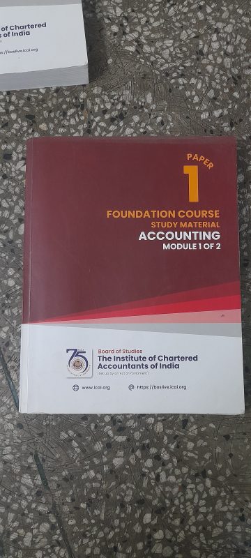 ACCOUNTING foundation course 1