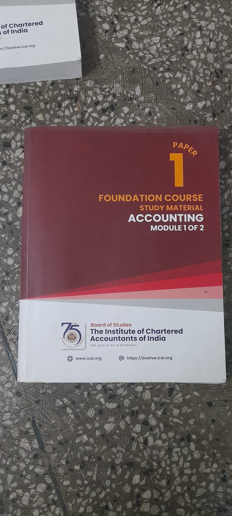ACCOUNTING foundation course 1