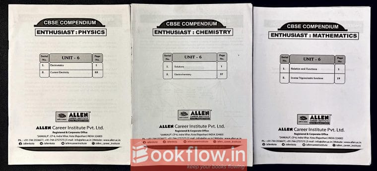 ALLEN PCM Board + JEE Intensive Revision Pack
