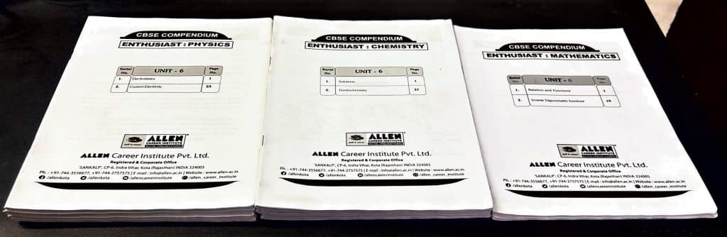 ALLEN PCM Board + JEE Intensive Revision Pack photo 2