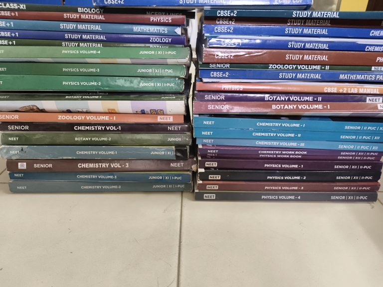 complete Narayana NEET book set