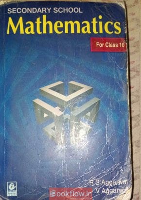 RS Aggarwal and V Aggarwal Textbook for Class 10