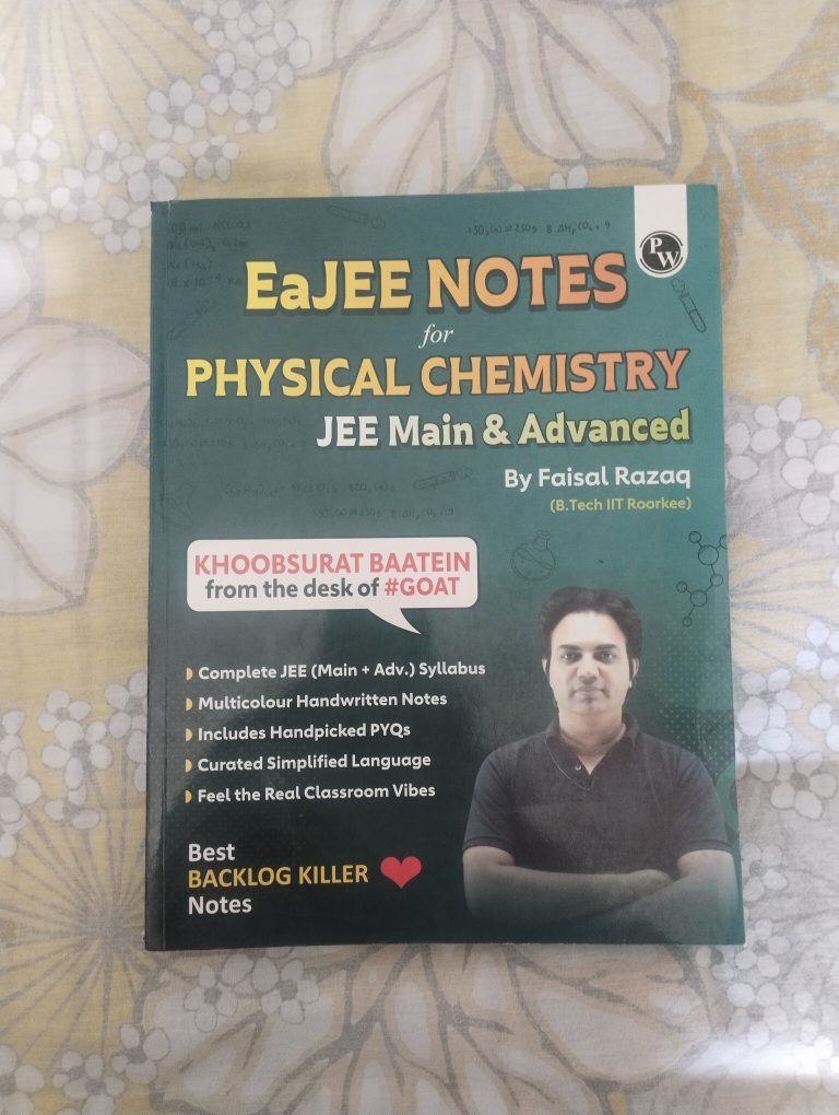 EaJEE Notes Physical Chemistry