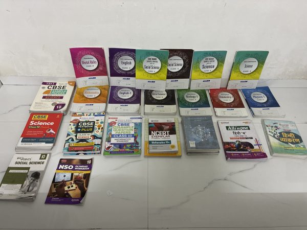 STD 10 Allen full set + Oswal books+RD Sharma, etc