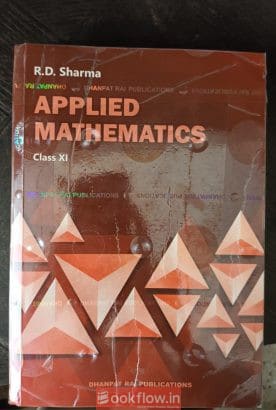 Applied Mathematics by RD Sharma class 11