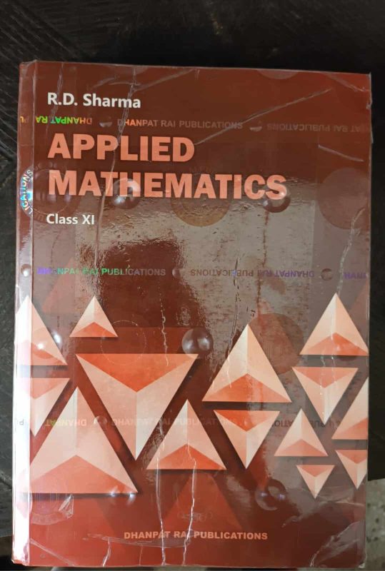 Applied Mathematics by RD Sharma class 11
