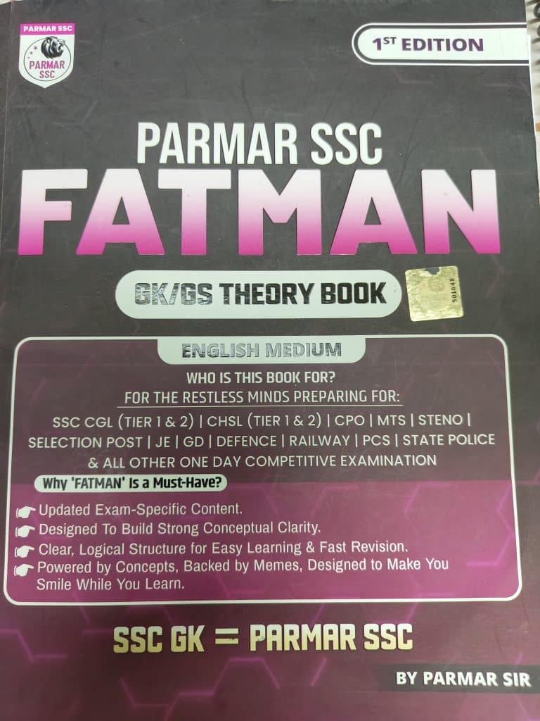 FATMAN PARMAR SSC 1st EDITION