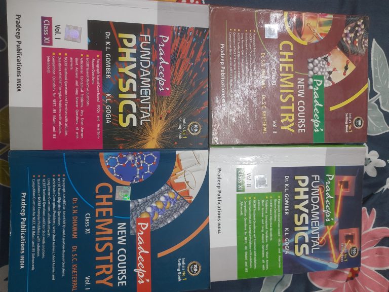 Pradeep’s Class 11 ( Physics and Chemistry)