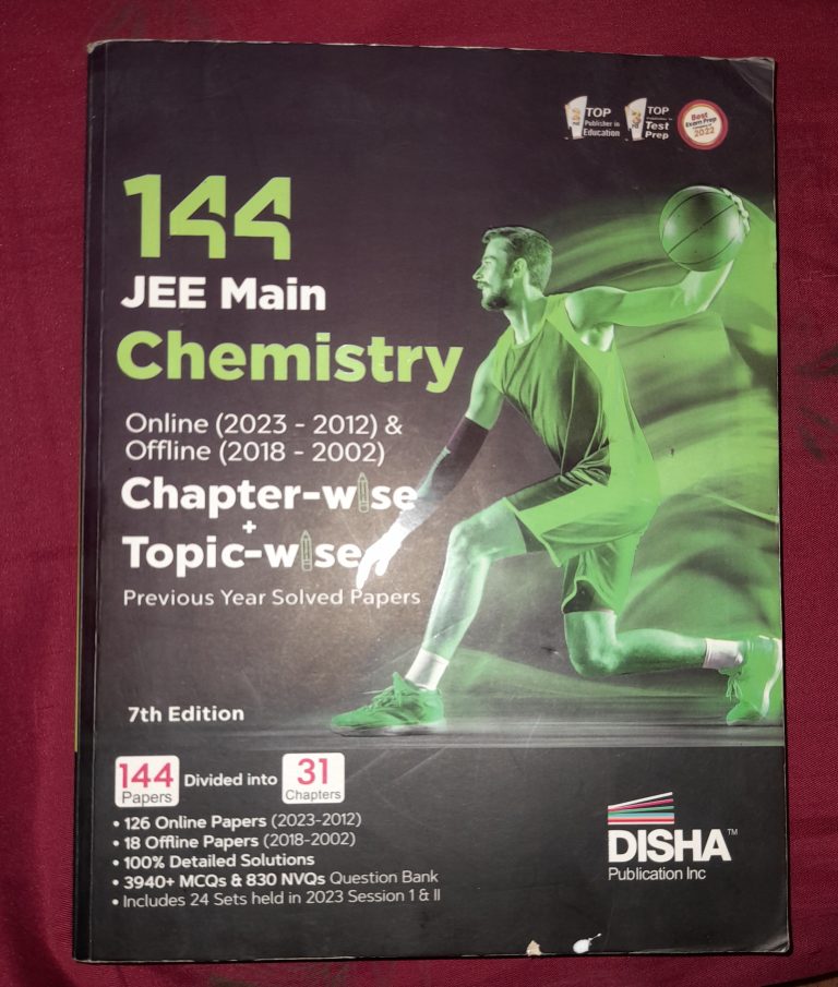 Jee main chem pyqs