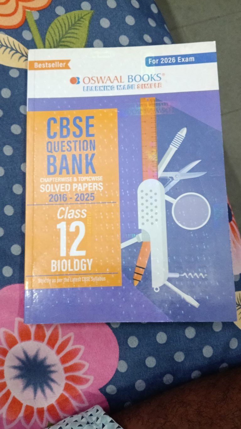 Oswaal Books CBSE Question Bank Class 12 Biology