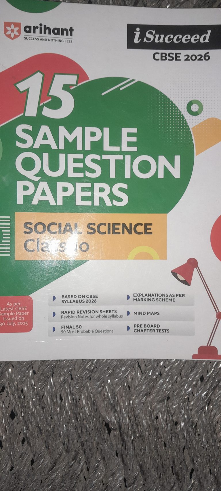 Arihant social science sample paper class 10