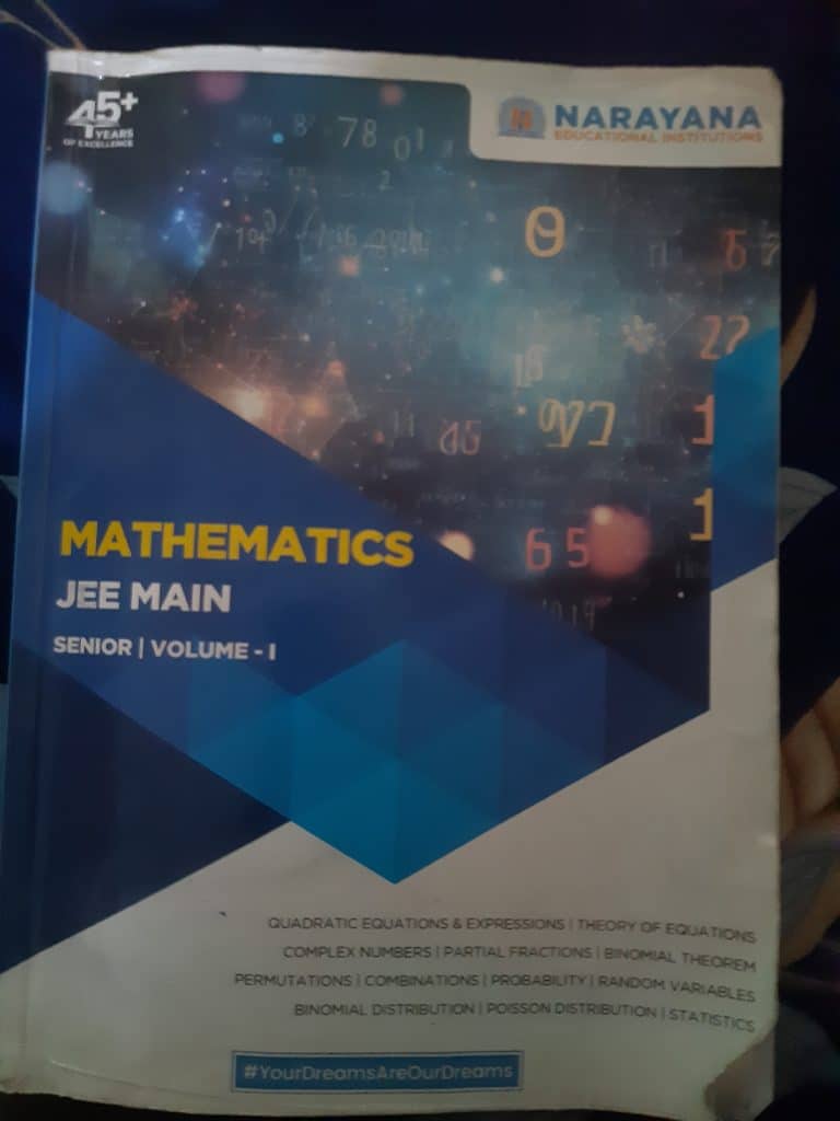 Jee mains senior narayana set