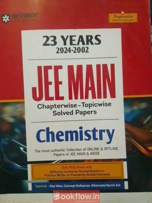 arihant chemistry jee mains pyq book