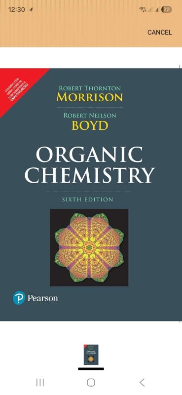 Organic Chemistry