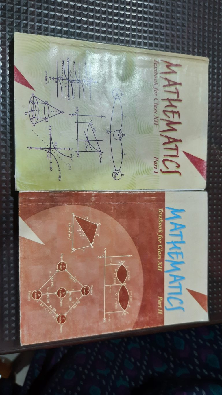 Mathematics textbook for class 12 Part 1&2
