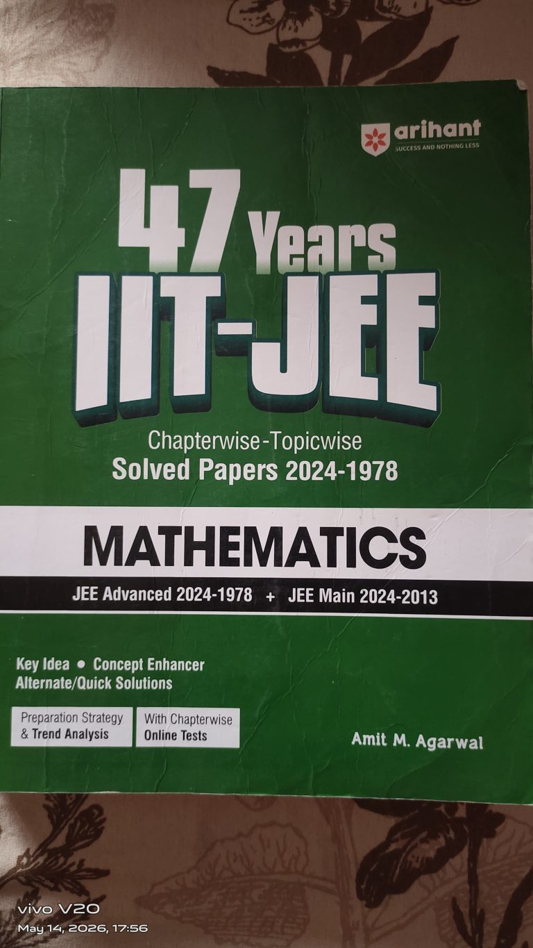 Arihant 47 years IIT JEE pyq