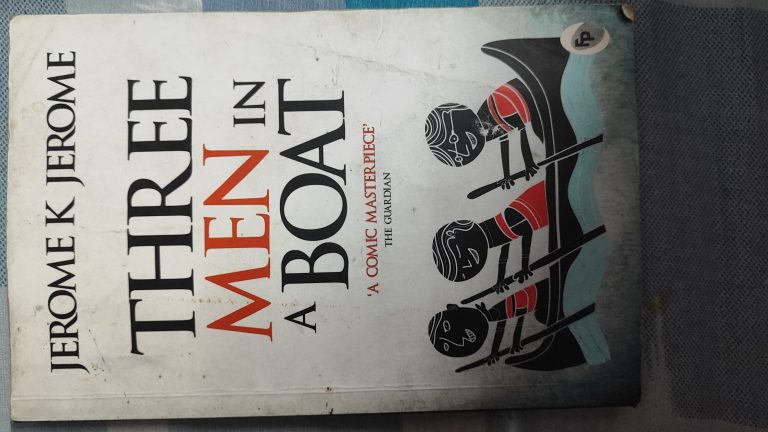 Three men in a boat