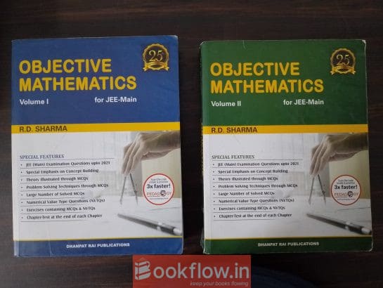 R D Sharma Objective Mathematics JEE Main Vol 1&2