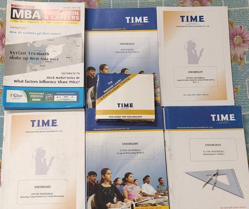 TIME CAT MBA Coaching Books
