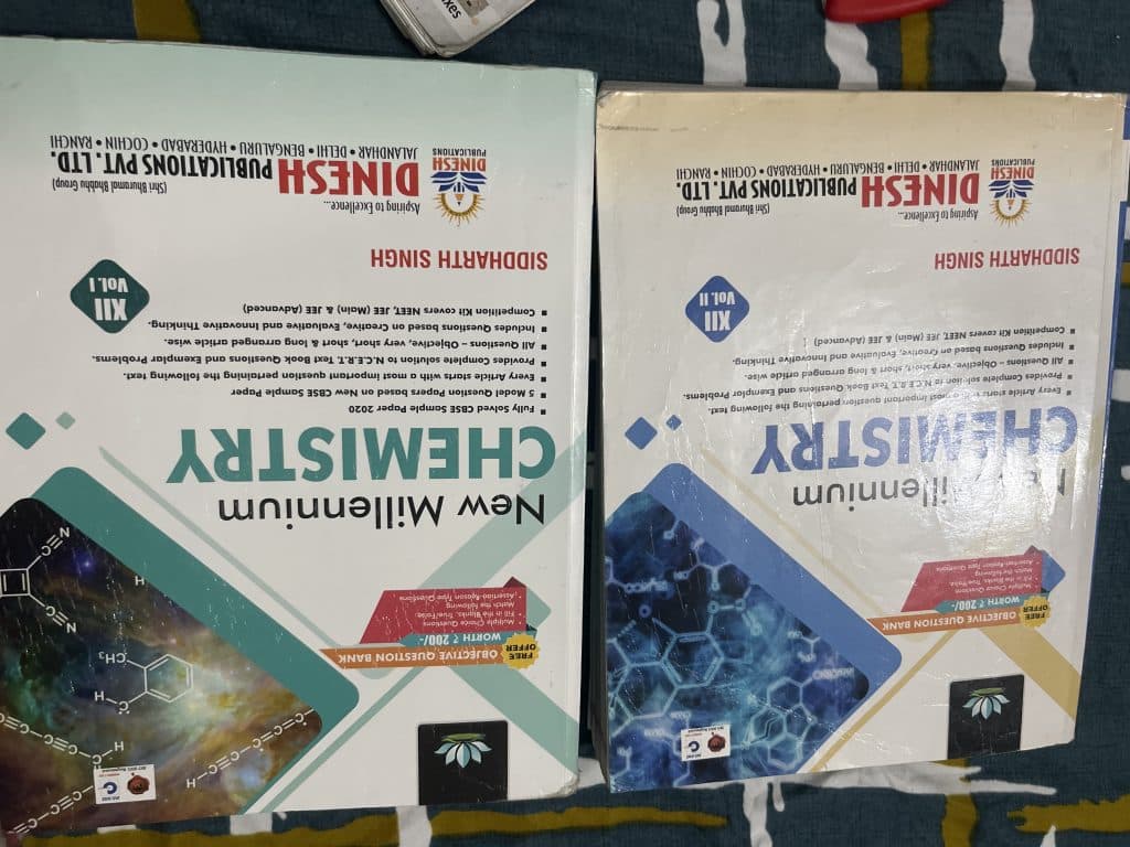Dinesh new millennium chemistry class 12 vol 1,2