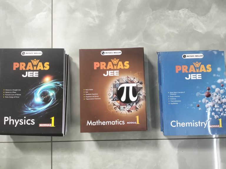 PW Prayas JEE Modules (1-8)