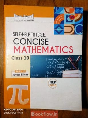 Arun Deep Self Help ICSE Maths Class 10 2025-26