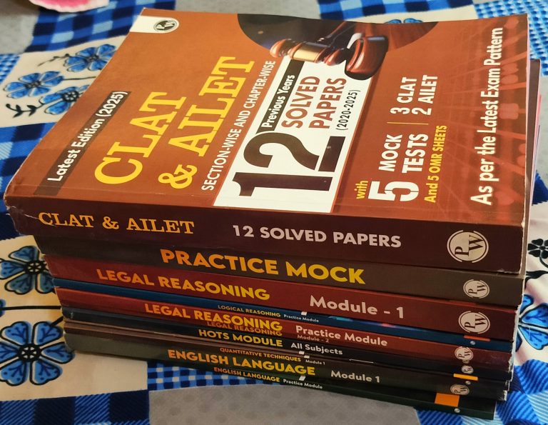 PW CLAT Module and PYQ Book