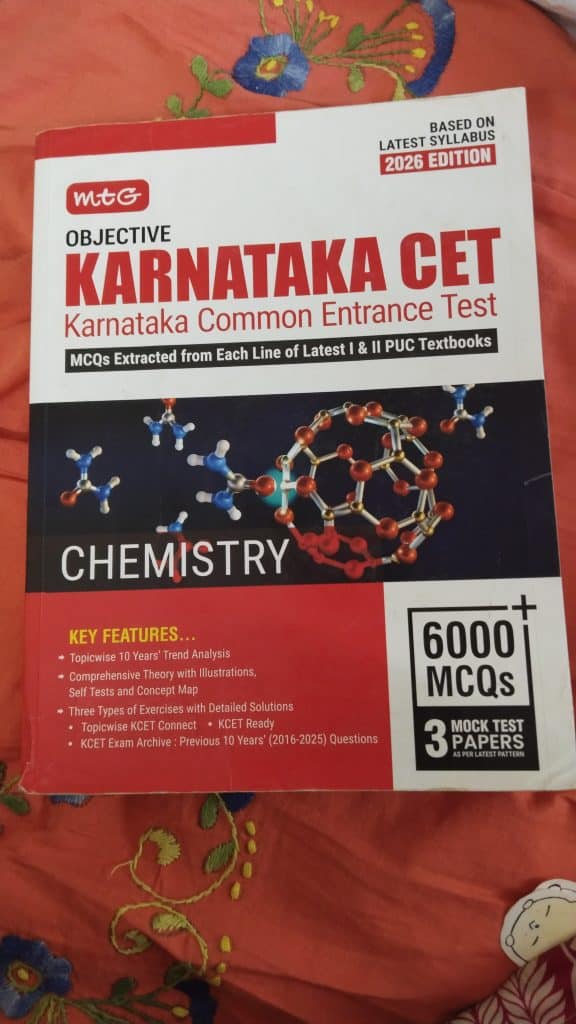 Mtg objective kcet chemistry n mathematics