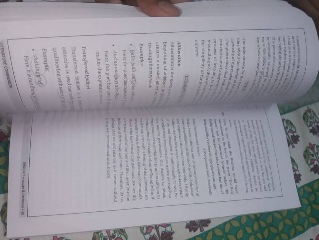BBC Literature companion class 10 cbse board photo 3