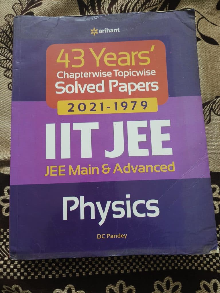43 years solved papers physics by DC Pandey