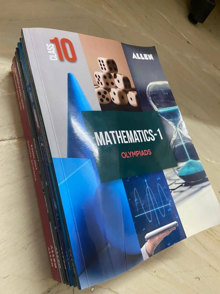 Class 10 Allen books – Foundation+Boards+Olympiad