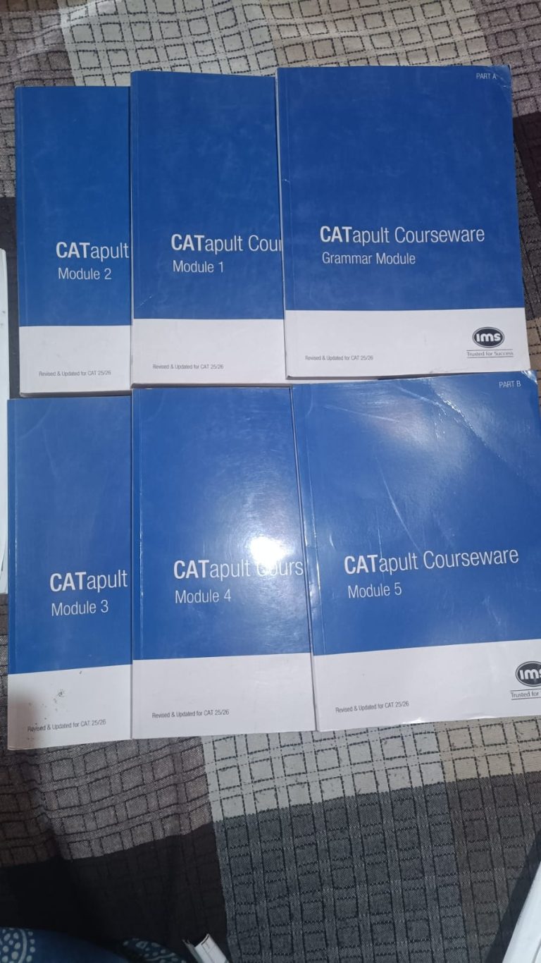 IMS CAT Catapult materials and formula booklet