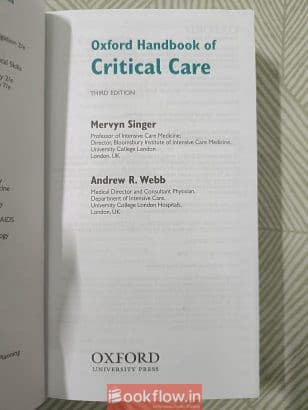 Oxford Handbook of Critical Care