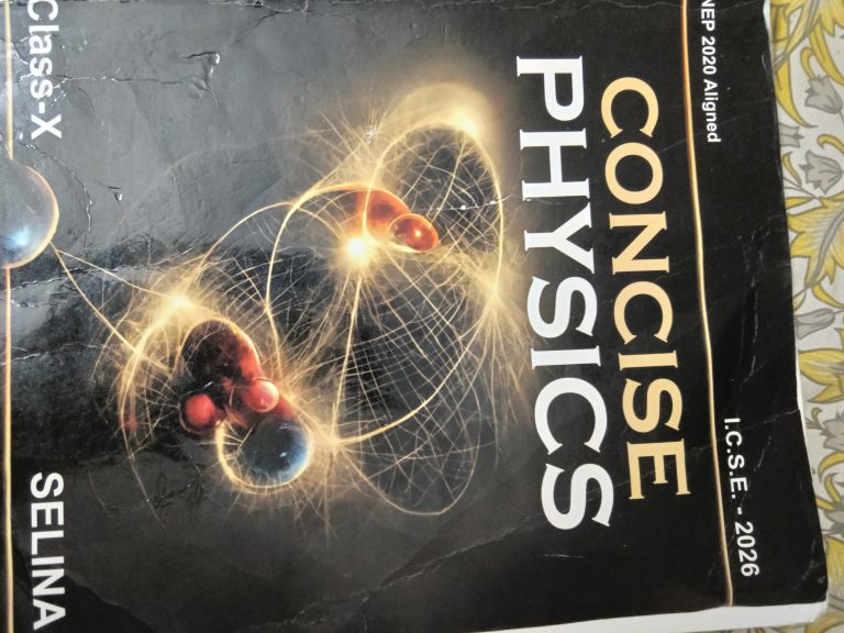 Concise physics selina class 10