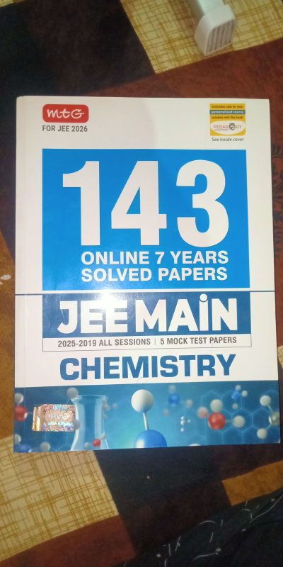 143 online 7 years solved papers for JEE mains
