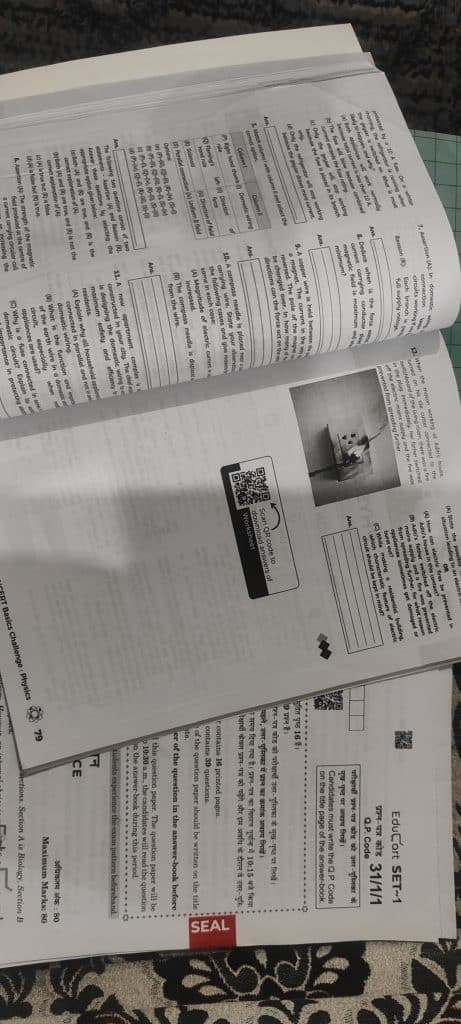 Educart class 10 th sample paper 2025-2026 science photo 2