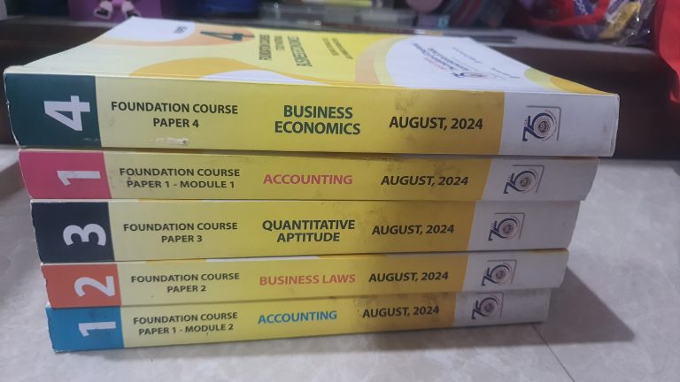 CA Foundation Books