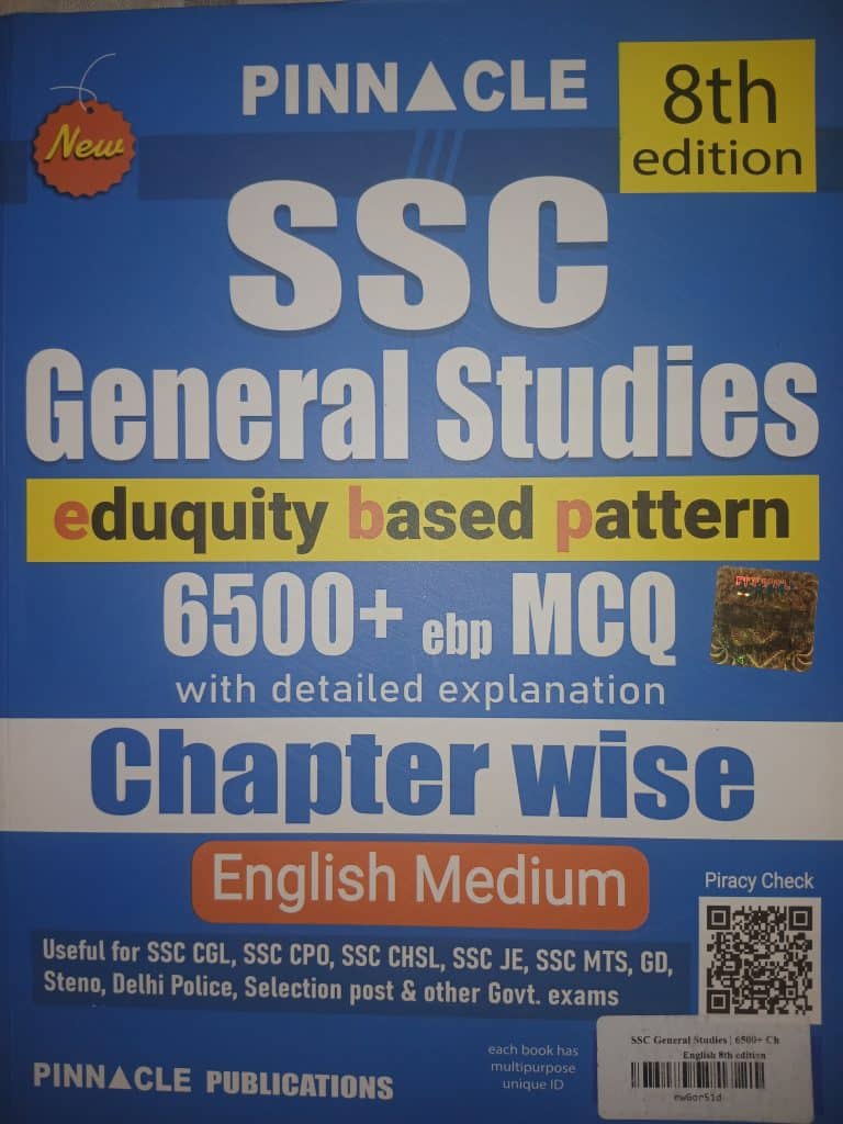 SSC general studies by pinnacle