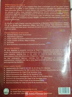 RD SHARMA CLASS 10 MATHEMATICS BOOK