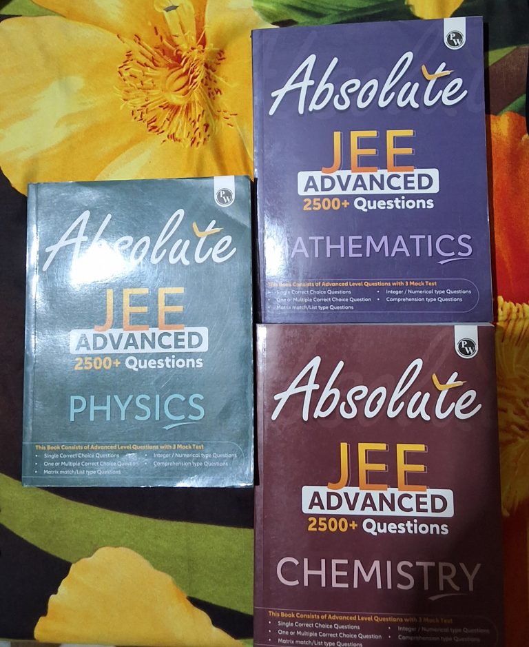 PW Absolute Jee advanced books