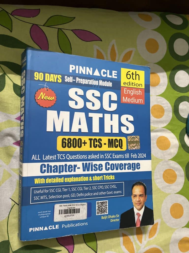 SSC Maths 6800+TCS MCQ Chapter wise coverage
