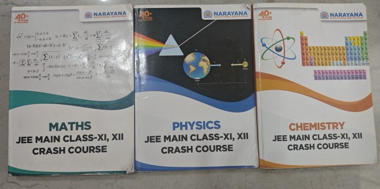 JEE Main All in One Crash Course Guide