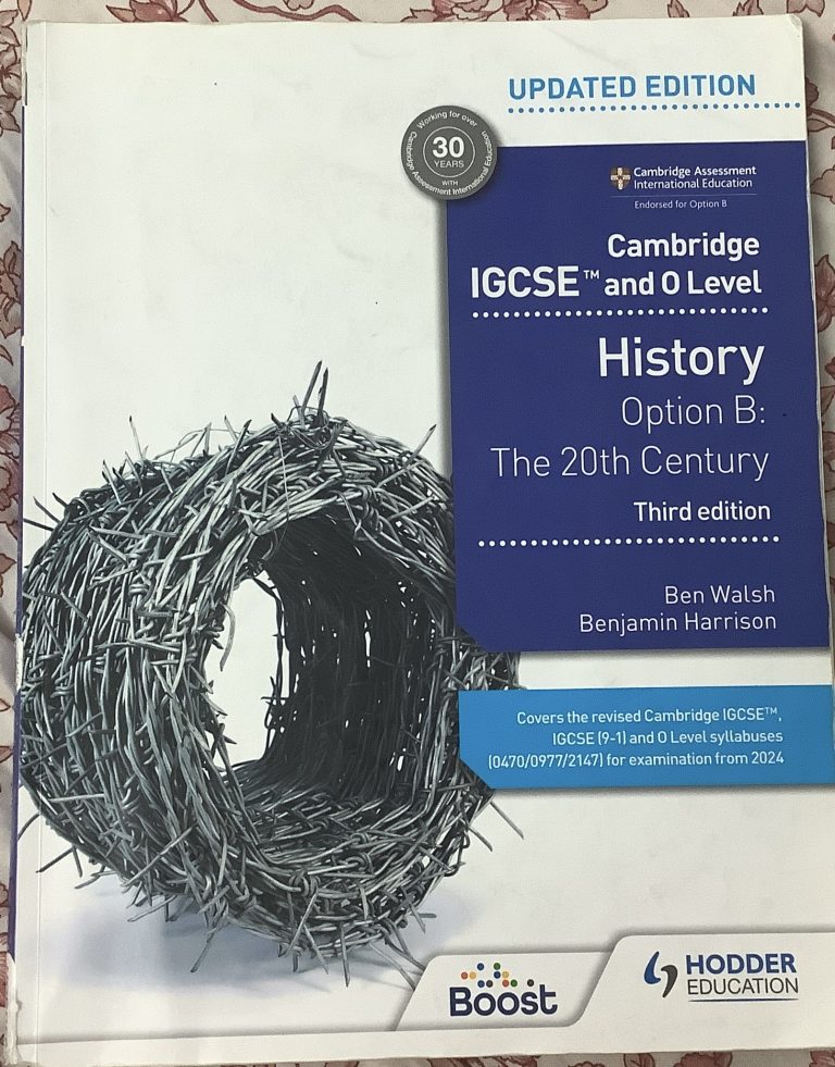 History option B the 20th century
