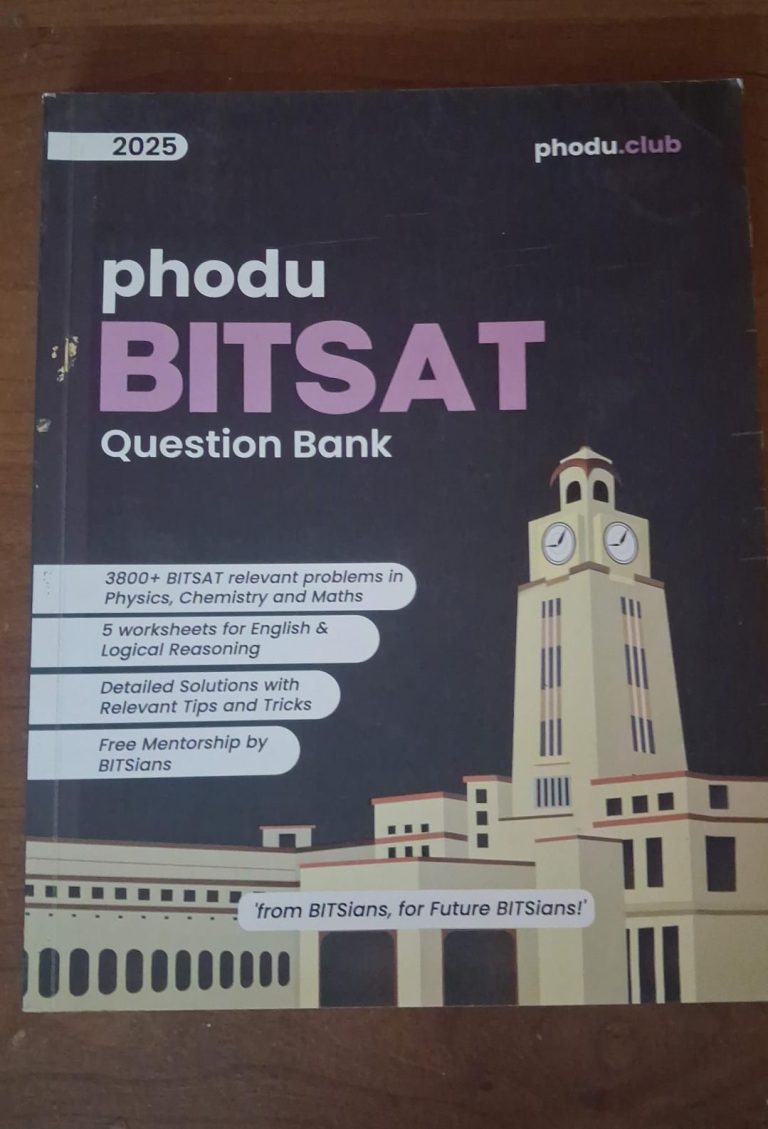 BITSAT: phodu question bank + chapterwise question