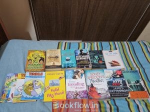 15 mixed books of fiction novels