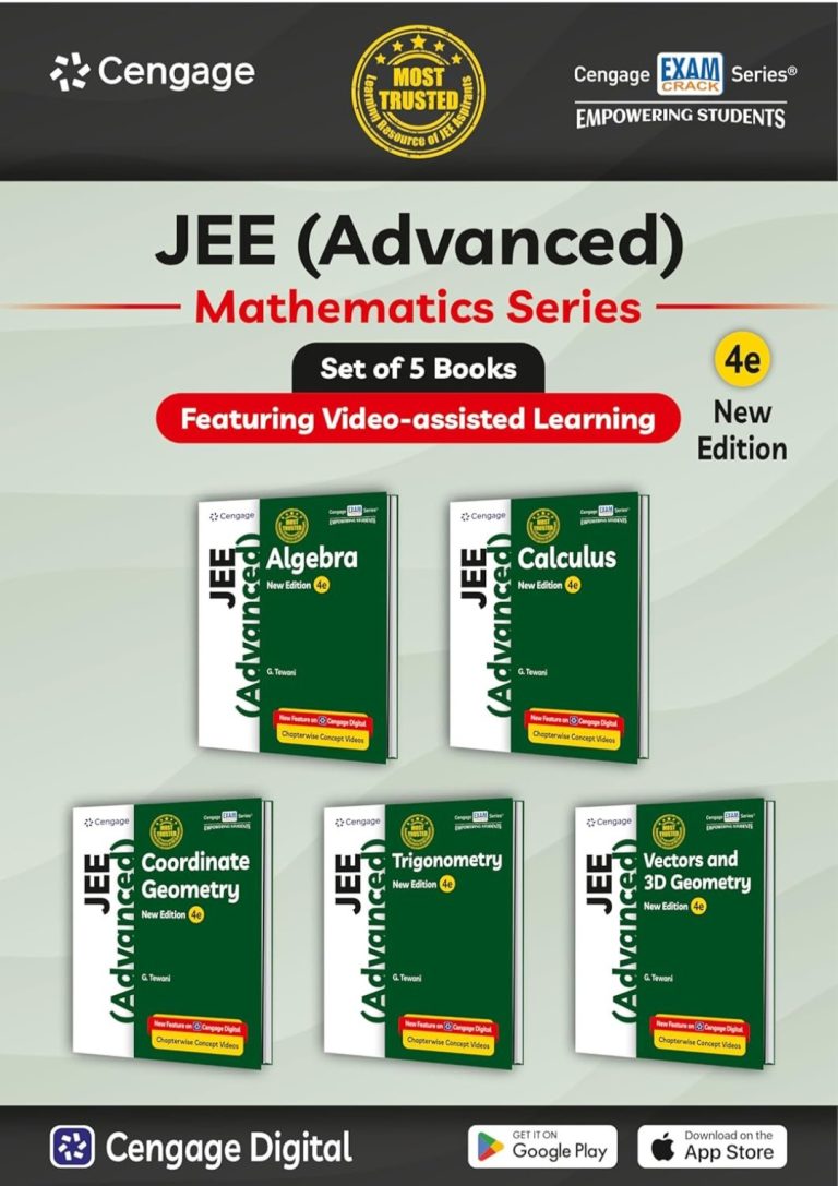 4th Edition | Cengage – G. Tewani Maths 2026-27jee