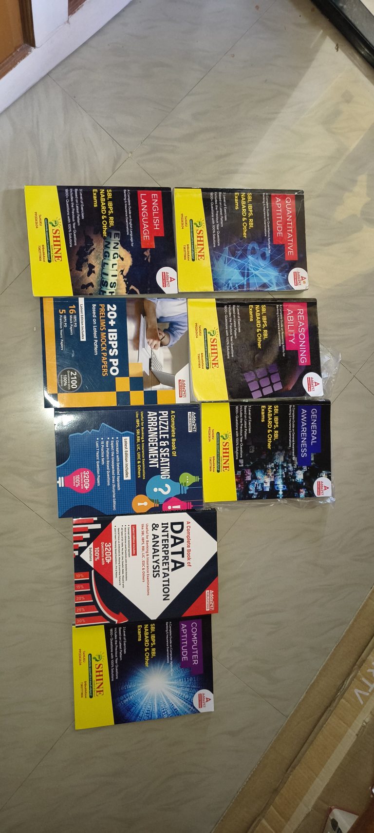 Banking exam preparation books set