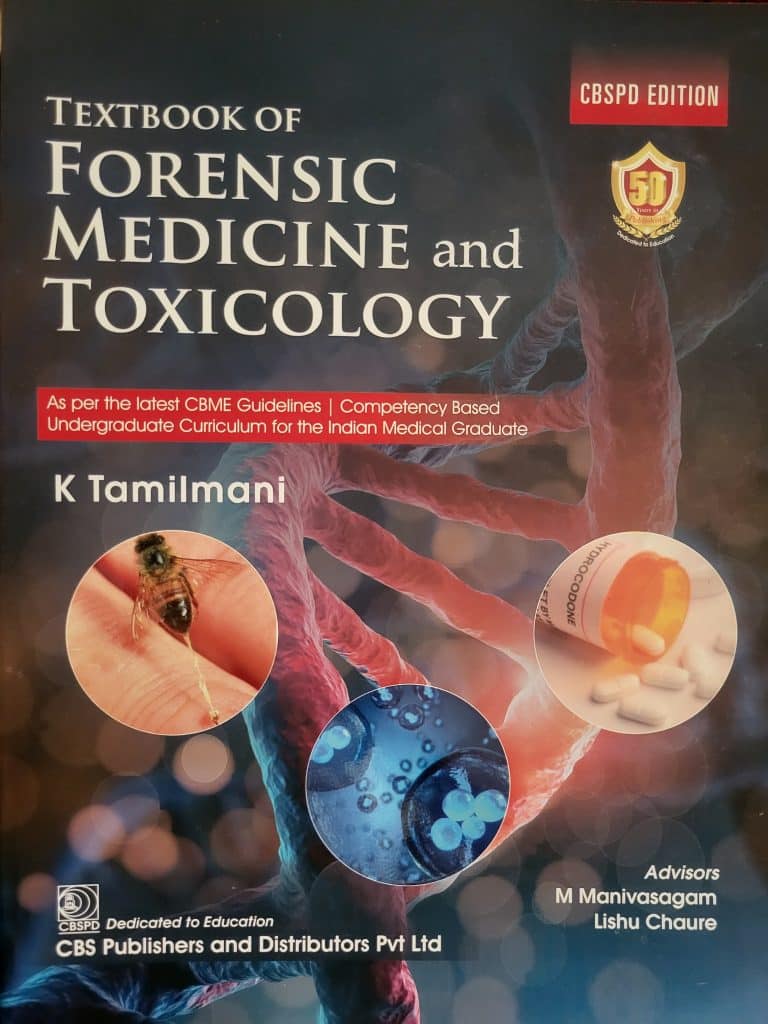 Textbook of forensic medicine and toxicology
